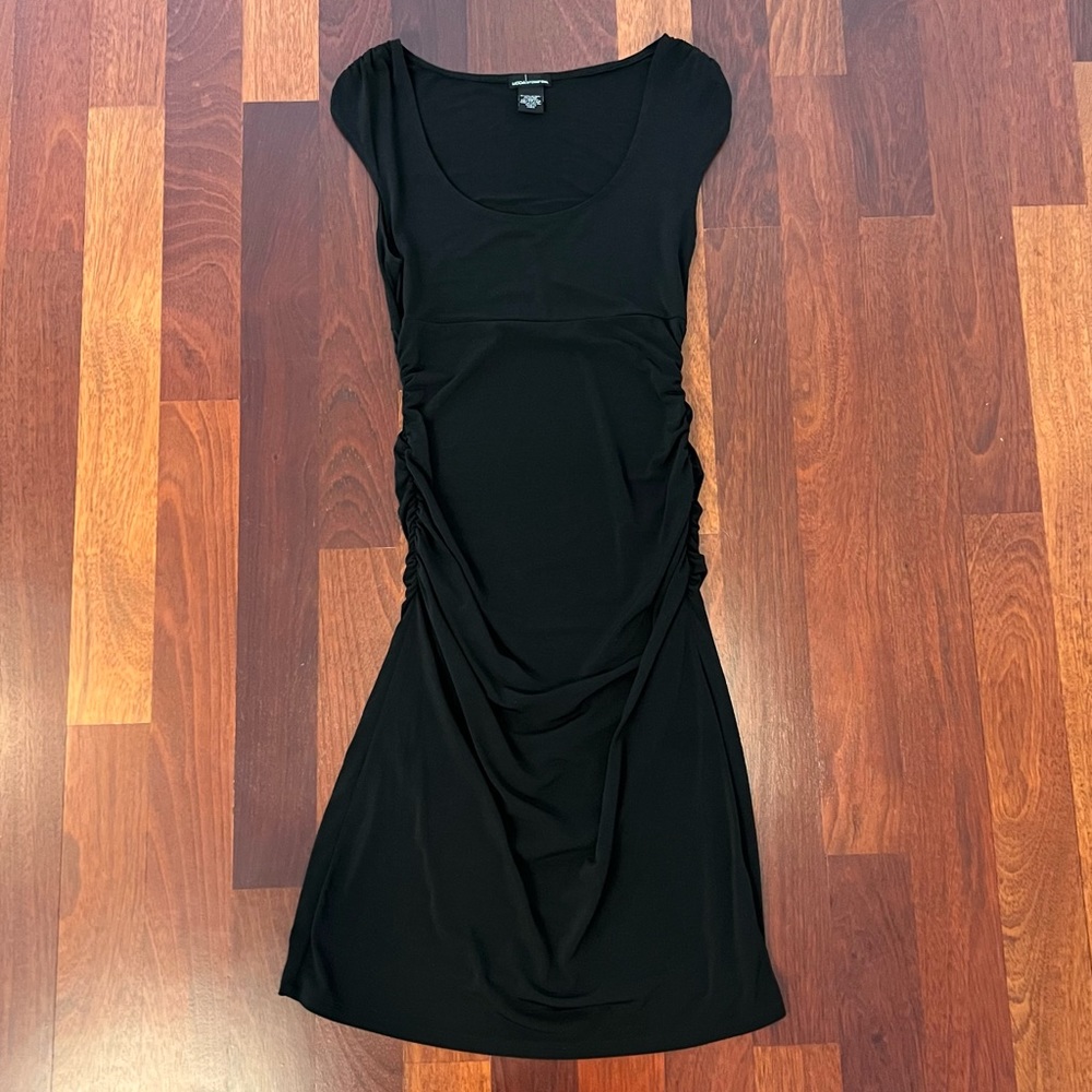 Flattering Black Midi Dress